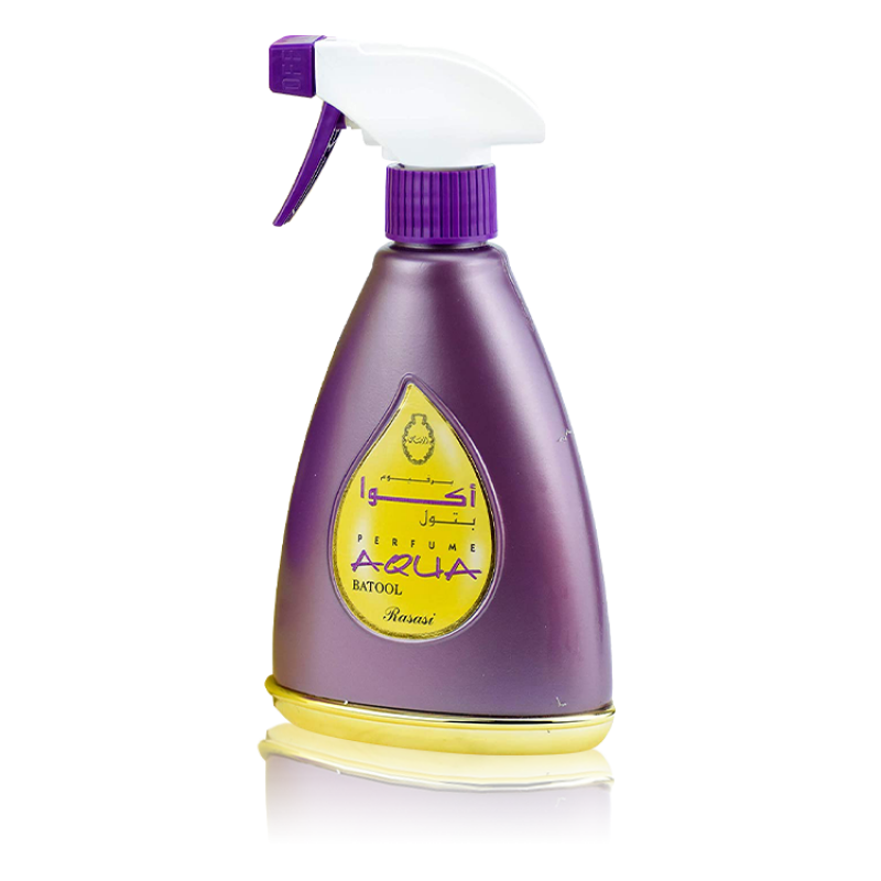 رصاصي برفيوم اكوا بتول - خالي من اثيل الكحول ( معطر للغرفة والشراشف) 375مل