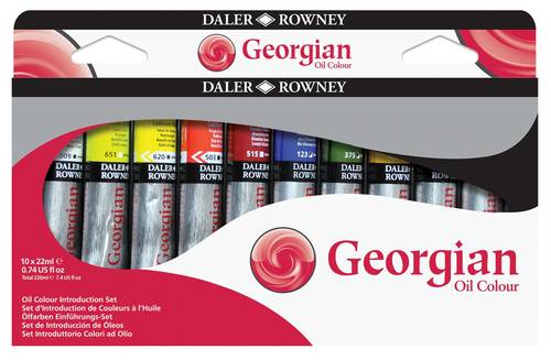 الوان زيتية 10 ألوان 22 مل (Georgian) , ديلر روني