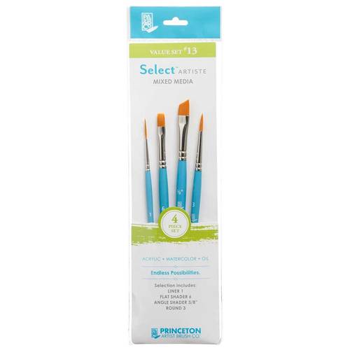 Princeton Paint Brush Set of 4 Value set 13