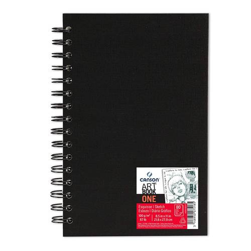 سكتش رسم 100جرام  Art Book One  - سلك 80 ورقة , كانسون
