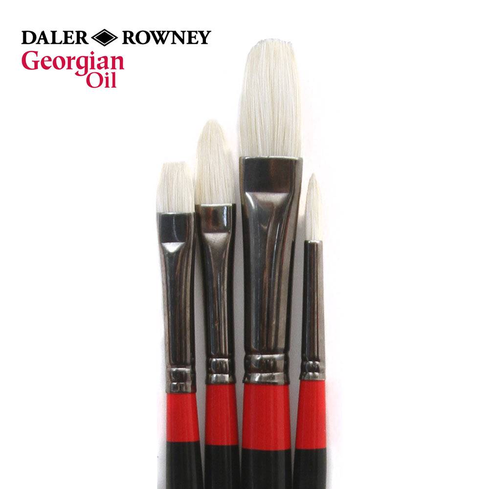 Daler Rowney : Georgian Oil Brush : Hog Brushes