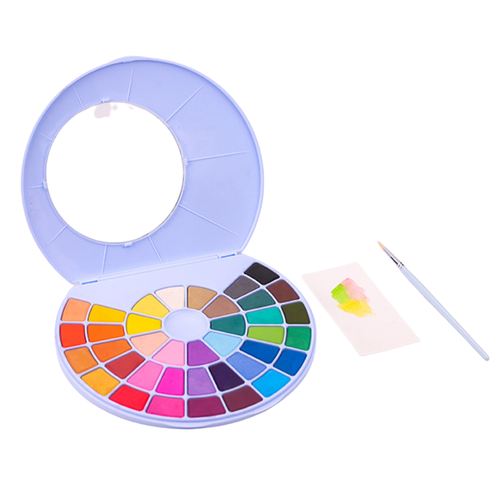 Himi Solid Painting Set 38 Colors Blue Case