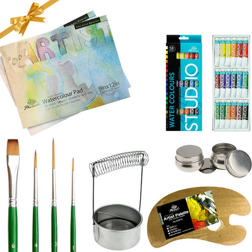 Watercolor Pack1 -9 pcs