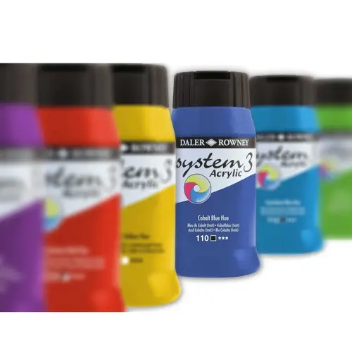 Daler Rowney, System 3 Acrylic Paint - 500ml