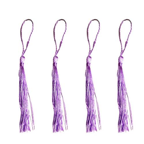 Tassels Decorative Accessory purple 4pcs