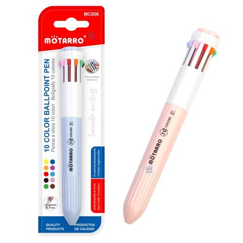 Motarro Multicolor Ballpoint Pen 10 Colors