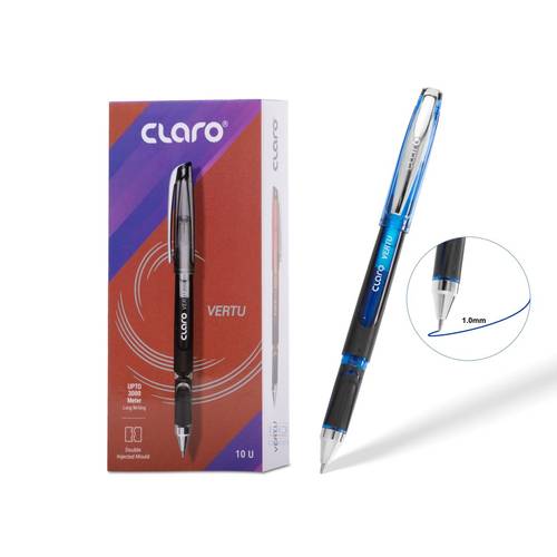 Claro Vertu Blue Pen 10 Pcs