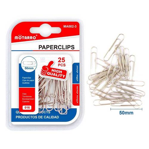Motarro Paper Clips 50 mm 25pcs