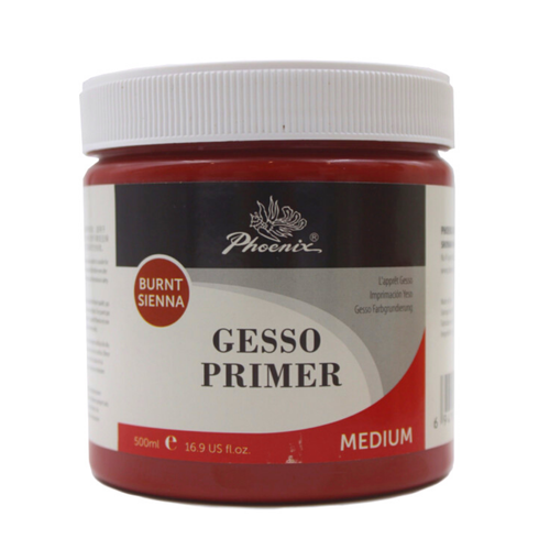 Phoenix Gesso Primer Burnt Sienna 500ml
