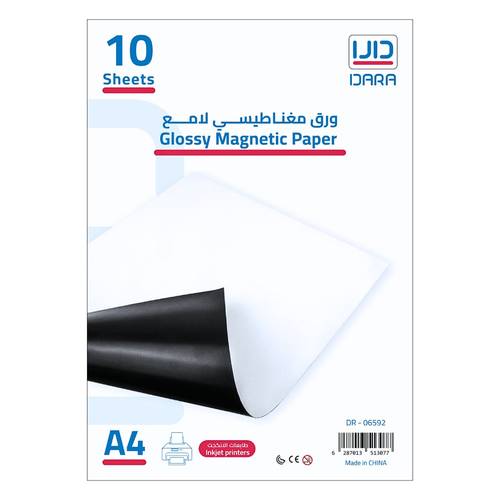 ورق مغناطيسي لامع انكجت 10 ورقات A4 , دارا