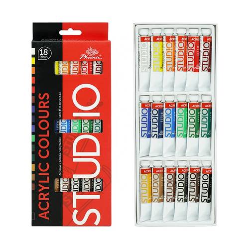 Phoenix Acrylic Studio set 18 colors 12ml
