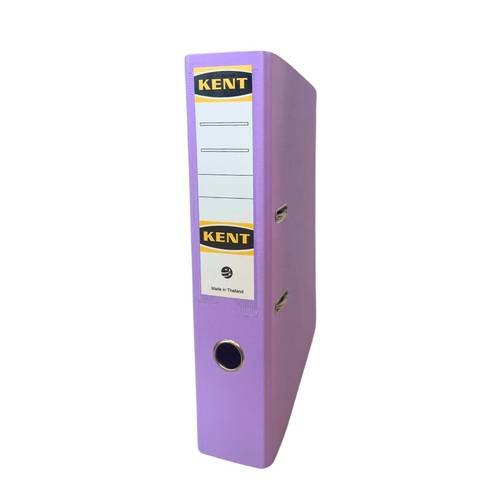 KENT Plastic Box File Lavender 3 inch