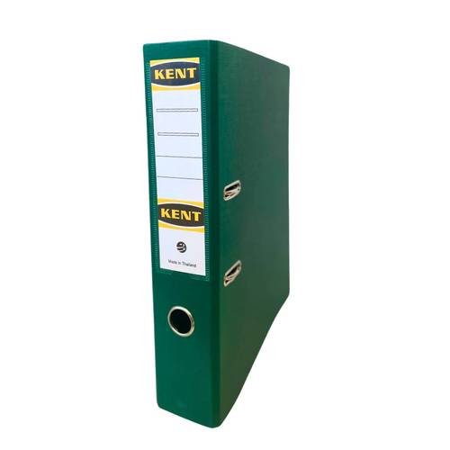 KENT Plastic Box File Green 3 inch