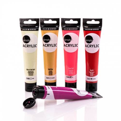 Daler Rowney, Simply Acrylic Colors 75ml 