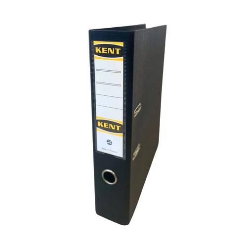 KENT Plastic Box File Black 3 inch