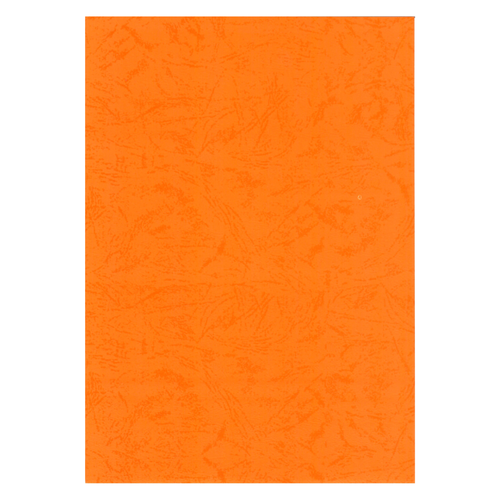 DARA , Embossed Card A4 Paper 220 gsm 25 Sheets Orange