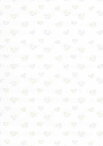 ARAFAT, A4 Heart Perfumed Paper 180 gms 50 Sheets White