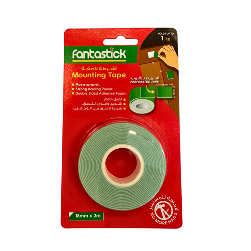 Fantastick Double-sided Adhesive Tape, 18 mm X 2 M