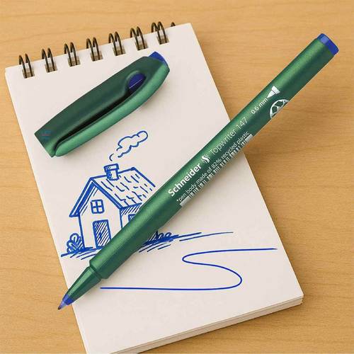 Schneider Topwriter 147 Fibre-Tip Pen 0.6 mm Blue