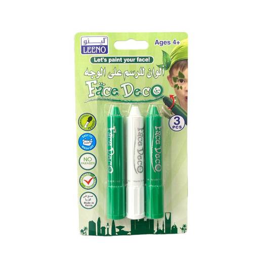 Leeno Face Deco 2 Colors Green White