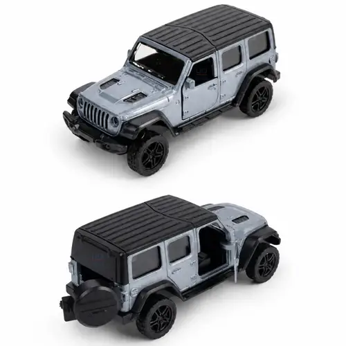 سيارة جيب JEEP مصبوبة من المعدن 1:32 - فضي