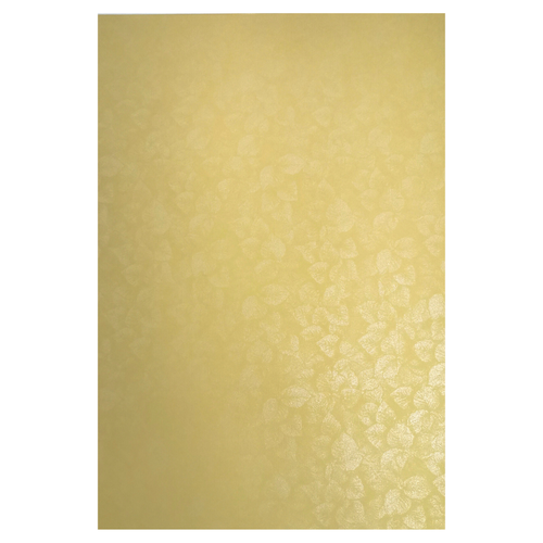 ARAFAT, A4 Gardenia Perfumed Paper 180 gms 50 Sheets Light Gold