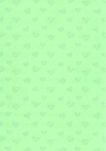 ARAFAT, A4 Heart Perfumed Paper 180 gms 50 Sheets Light Green