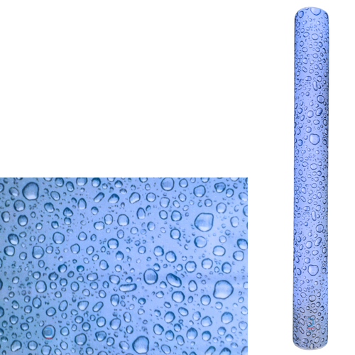Self Adhesive Book Cover Roll 8 Yards Water Drops