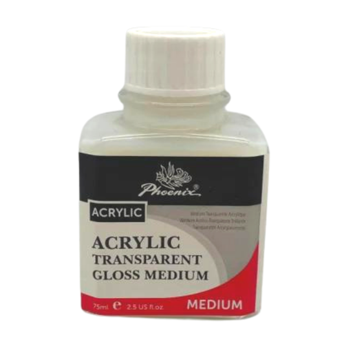 Phoenix Acrylic Transparent Gloss Medium 75ml