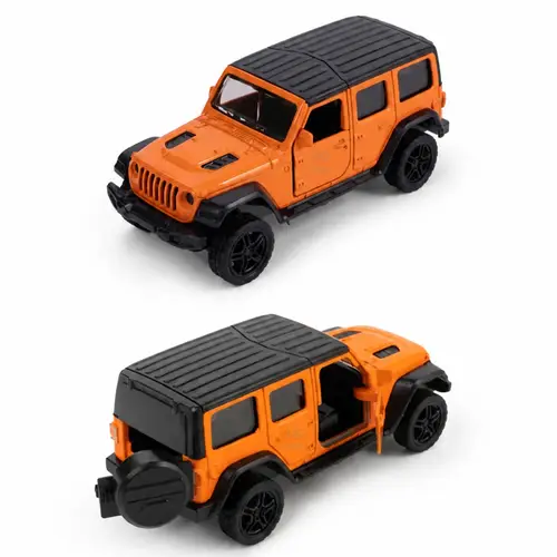 سيارة جيب JEEP مصبوبة من المعدن 1:32 - برتقالي