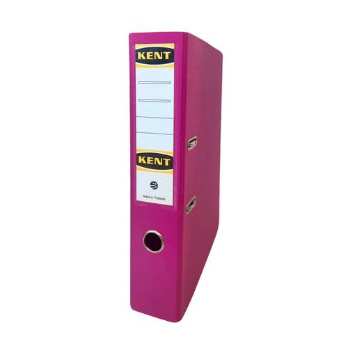 KENT Plastic Box File Pink 3 inch