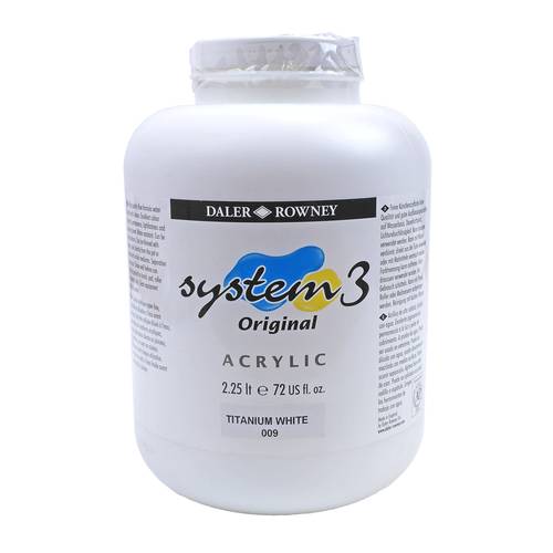 Daler Rowney, System 3 Original 2.25 Liter Titanium White