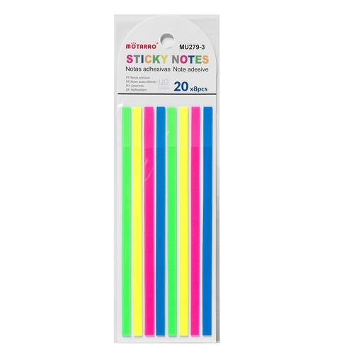Colored Sticky Notes Set –  140x5 mm 160 pcs