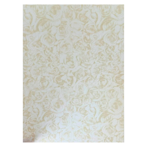 DARA, A4 Royal Rose Perfumed Paper 180 gsm 50 Sheets Light Gold