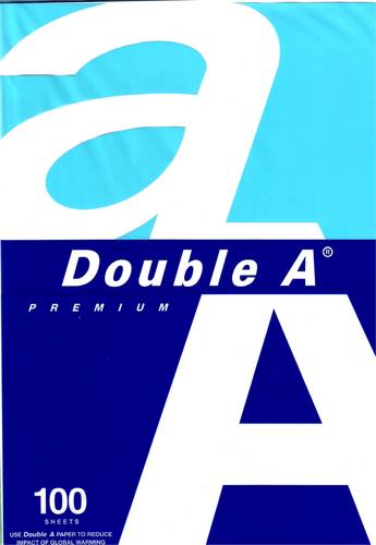 DOUBLE A Premium 100 Sheet Pkt A4 Paper 80 gsm