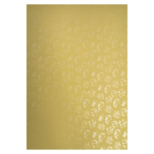 ARAFAT, A4 Little Rose Perfumed Paper 180 gms 50 Sheets Light Gold