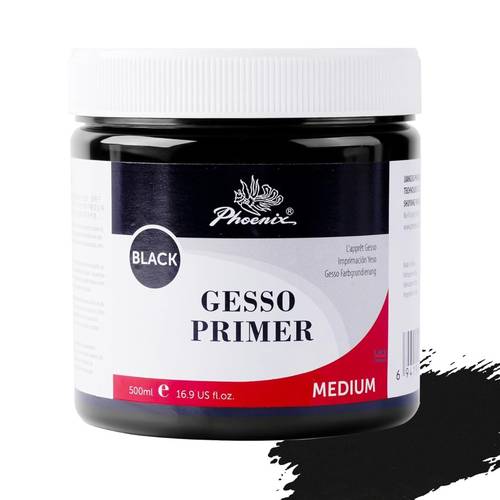 Phoenix Gesso Primer Black 500ml