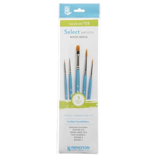 Princeton Paint Brush Set of 15 Value set 10
