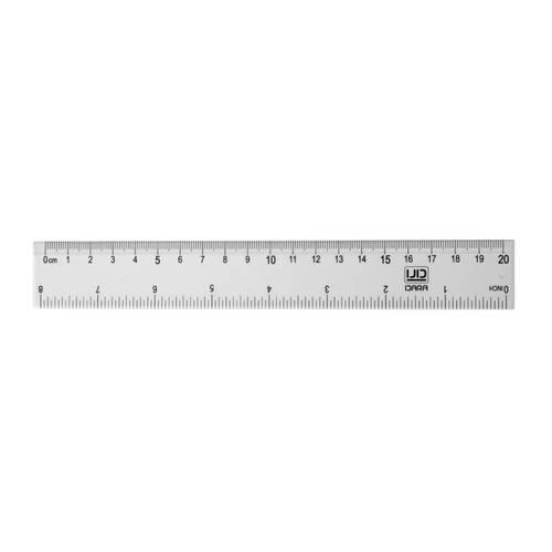 DARA Plastic Ruler 20 cm 
