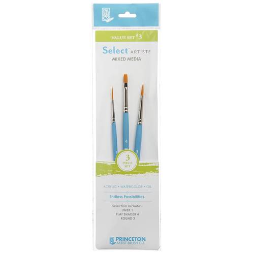 Princeton Paint Brush Set of 3 Value set 2