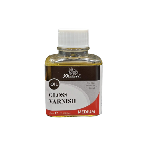 Phoenix Gloss Varnish Glass jar 75ml