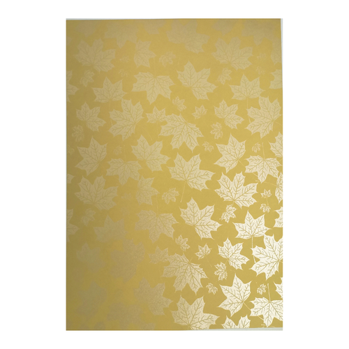 ARAFAT, A4 Maple Perfumed Paper 180 gms 50 Sheets Light Gold
