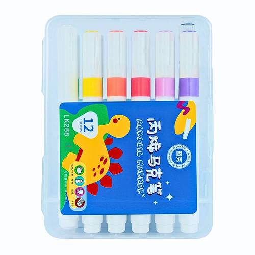 Lanke Acrylic Markers 12 Colors set