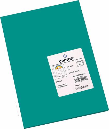 Canson Iris Vivaldi A4 185 gsm Smooth Color Paper -Mint green- 50 Sheets