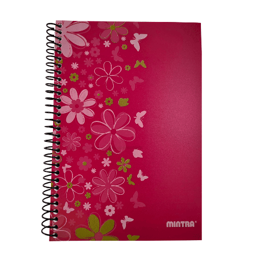 Notebook 100 sheets Red Butterfly
