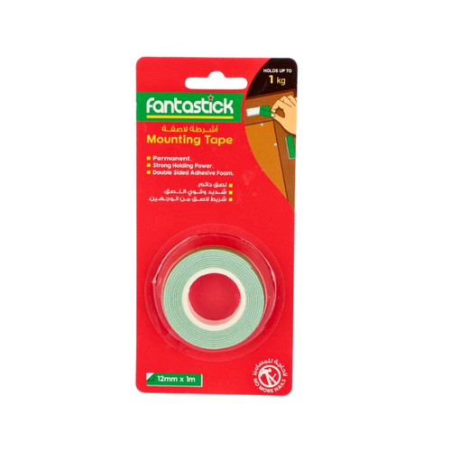 Fantastick Double-sided Adhesive Tape, 12 mm X 1 M
