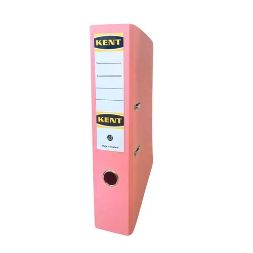 KENT Plastic Box File Peach 3 inch