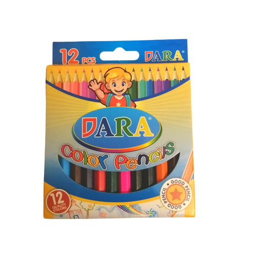Dara, Small Colored Pencils 12 pcs