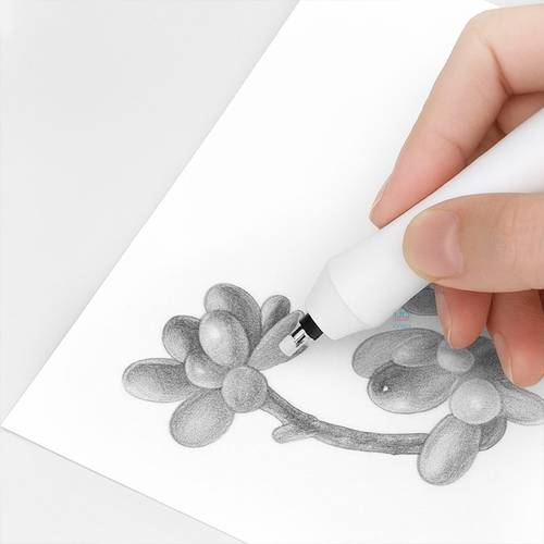 Electric Eraser With 22 Refills - White