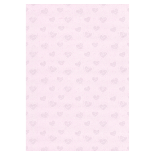ARAFAT, A4 Heart Perfumed Paper 180 gms 50 Sheets Lilac